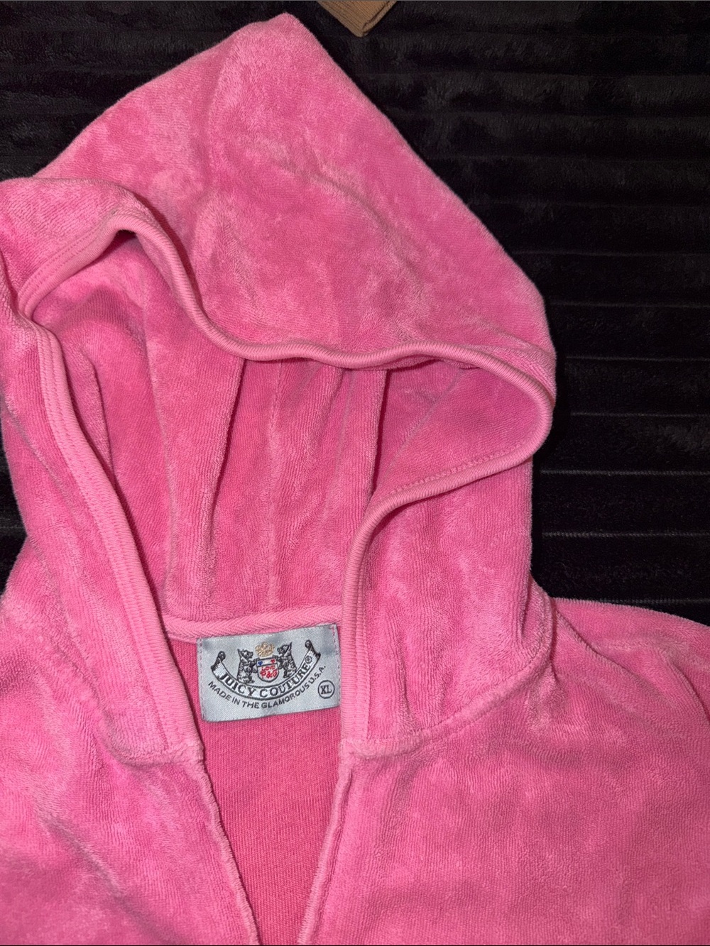Juicy Couture Pink Hooded Zip-Up - Picture 5 of 6